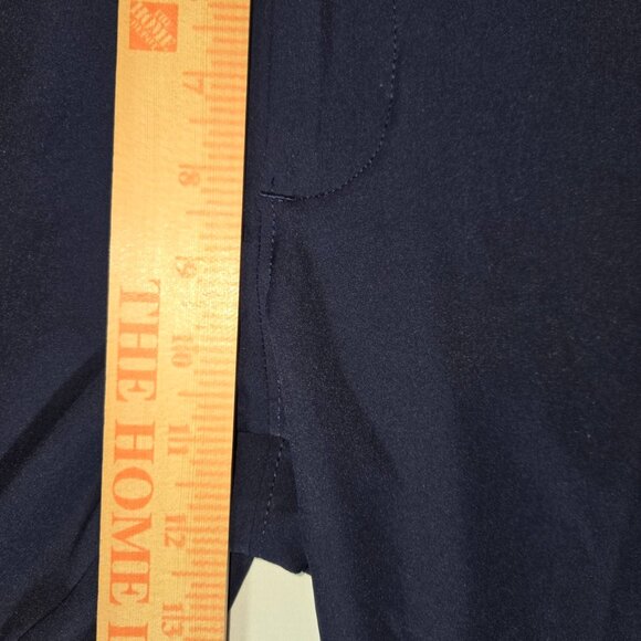 Under Armour Match Play Mens 36x32 Navy Blue Stretch Waist Chino Golf Pants - Picture 9 of 10